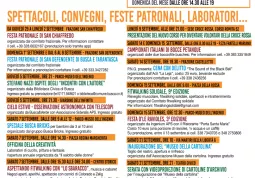 Gli eventi e gli appuntamenti di settembre